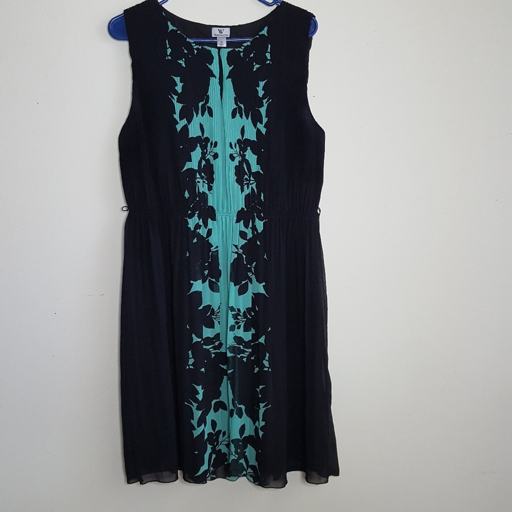 Flowy Worthington floral panelled dress